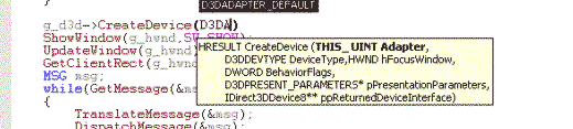 Il Visual Assist vi sarà di grandissimo aiuto nello sviluppo, esso estende le potenzialità della tecnologia intellisense del Visual C++