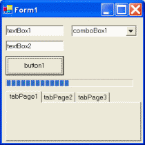 Un'applicazione .NET in esecuzione con stile classico