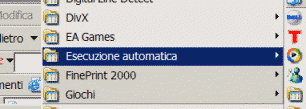 La cartella esecuzione automatica