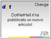 Un alert personalizzato per DotNetHell